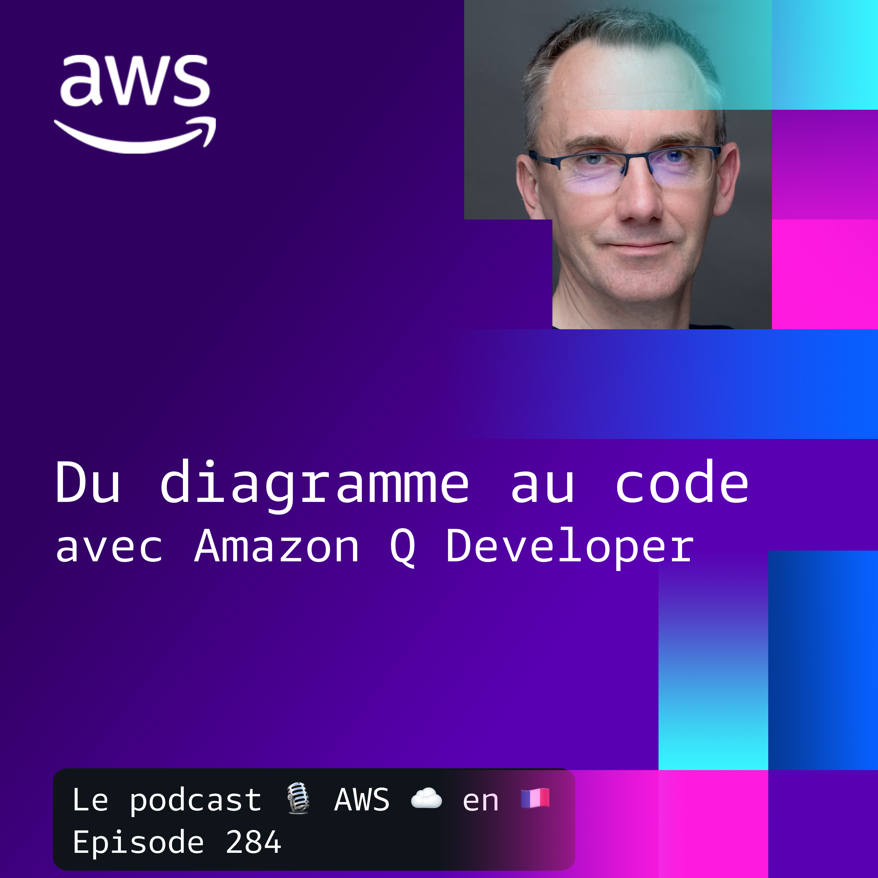 Du diagramme au code : Explorez les nouvelles frontières d'Amazon Q Developer episode artwork
