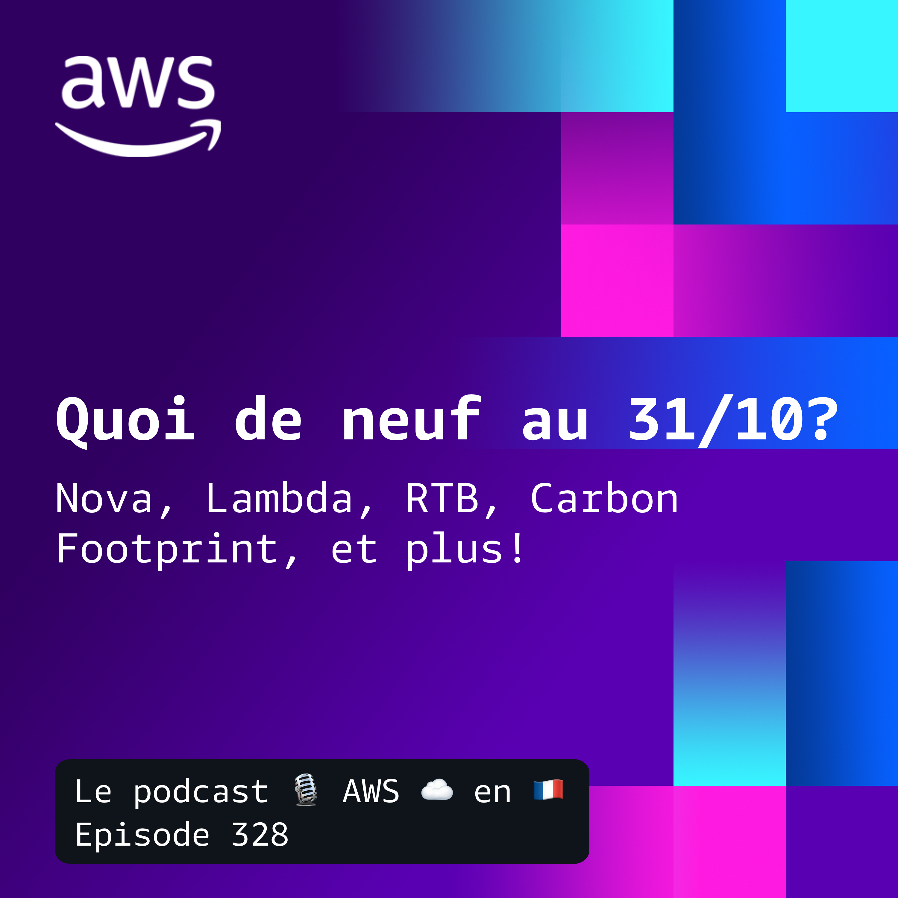 Les nouveautés AWS au 31 octobre episode artwork