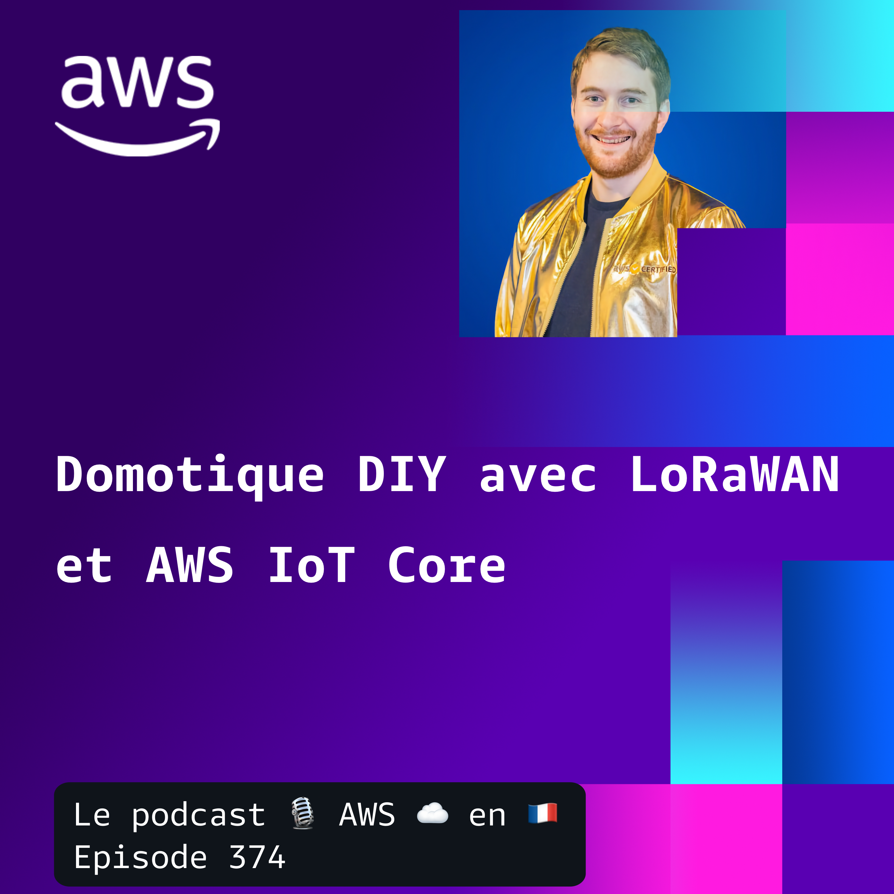 Domotique DIY avec LoRaWAN et AWS IoT Core episode artwork